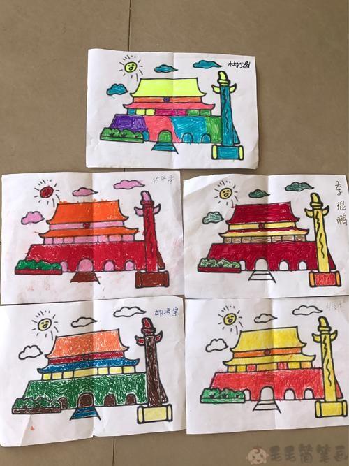 北京天安图画儿童画 - 毛毛简笔画
