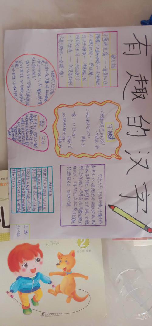 汉字--最优秀的传统文化五年级一班《遨游汉字王国》优秀手抄报展示