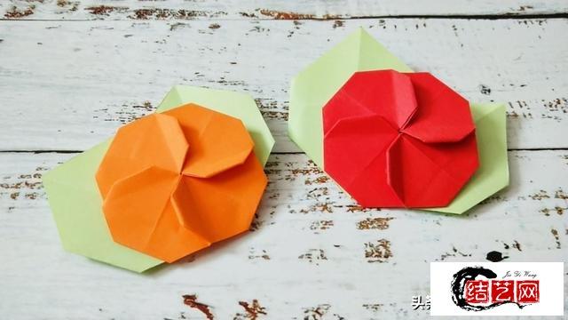 儿童趣味手工山茶花折纸教程图解简单又漂亮