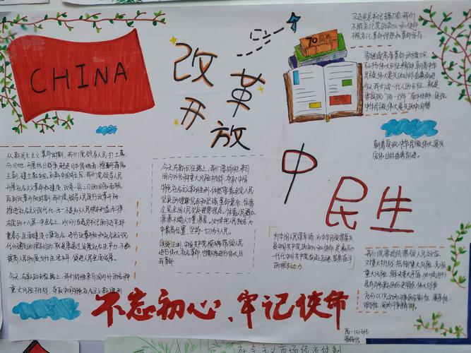 西安第四联合职业中学开展以铭记奋斗史共筑中国梦为主题的手抄报
