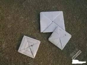 小时候的折纸四角