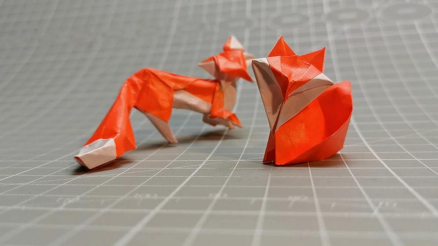 可爱的小狐狸折纸摆在家里超好看一步一步教你