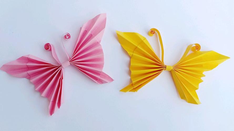 简单又非常漂亮的蝴蝶折纸小朋友都能学会的手工折纸漂亮简单