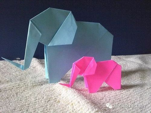万万没想到普通折纸也能如此独特附纸艺大象教程