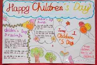 儿童节手抄报英语简单英语六一儿童节手抄报内容-快乐的节日英语六一