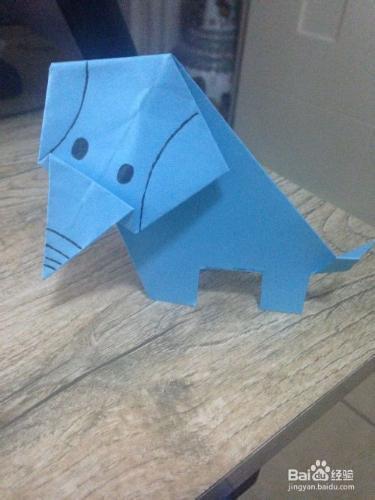 怎么做立体大象折纸