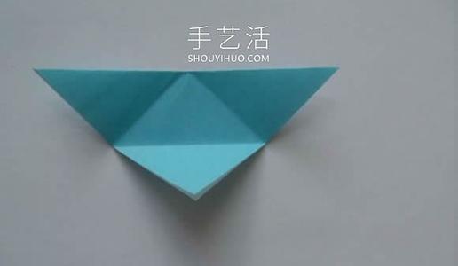 三角形纸折纸教程图解