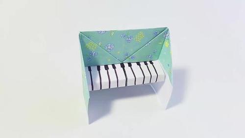 教你手工折纸钢琴简单易学儿童很喜欢