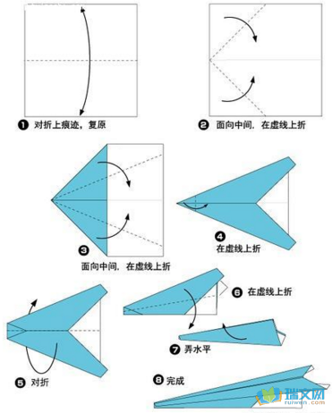 飞机折纸图片
