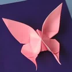 蝴蝶折纸简易教程图解法 手工折纸大全-80作文吧文学网