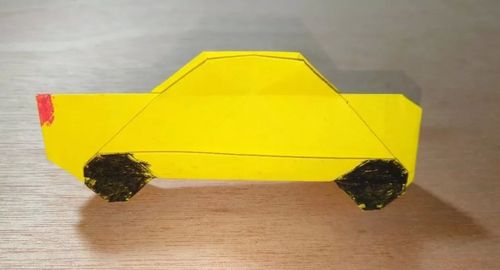 小汽车折纸教程