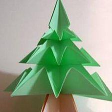 圣诞节折纸大全之圣诞树折纸视频教程