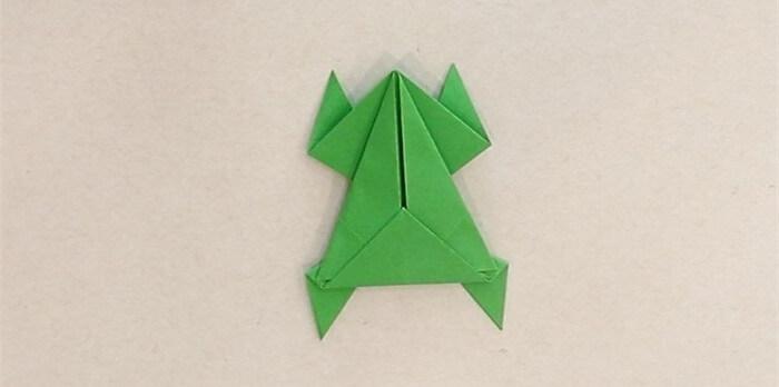 会跳的青蛙折纸的折法折纸作品大全