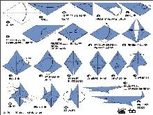 鲨鱼折纸步骤图片大全