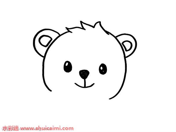 小熊可爱怎么画小熊可爱简笔画简单彩色