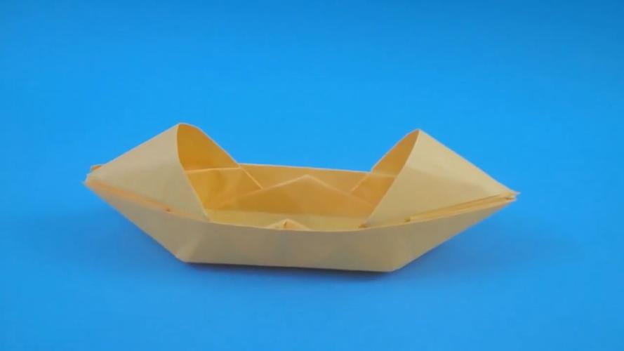 折纸船的步骤怎样手工折纸船游艇纸船
