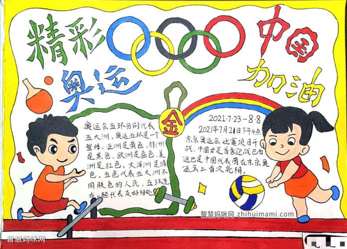 2021年中国奥运会简单手抄报 奥运会手抄报
