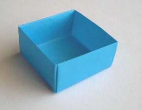 简单易学的长方形收纳盒折纸用一张正方形纸折出长方形盒子