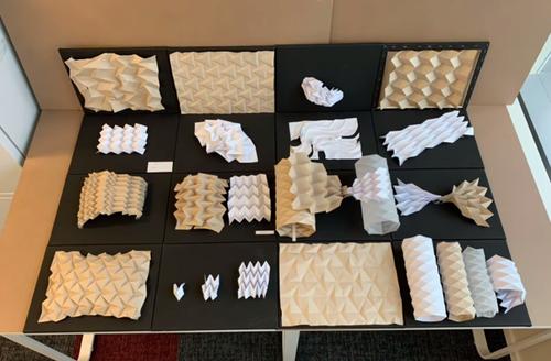 rac上海workshop lite折叠空间形态从折纸模型到数字建模