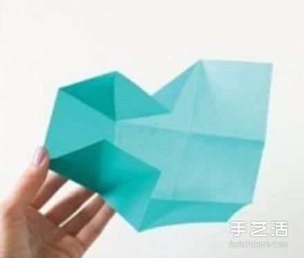 如何折方形纸盒的方法 方形盒子的折法图解折纸盒子巧艺网