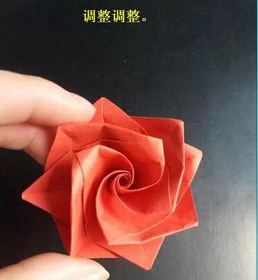 用纸折玫瑰花之折纸玫瑰花最简单的折法