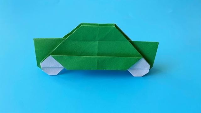 怎么折纸小汽车一遍学会了折纸王子视频教程