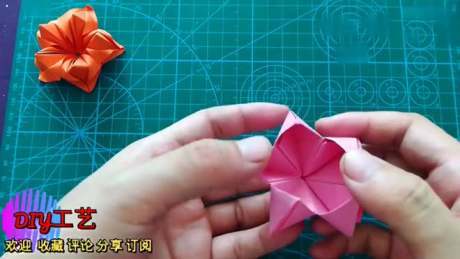 折纸大全简单又漂亮 各种花折纸大全图解法 立体手工折纸花的步骤