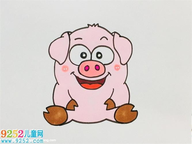 简易猪的画法猪简笔画教程小猪简笔画