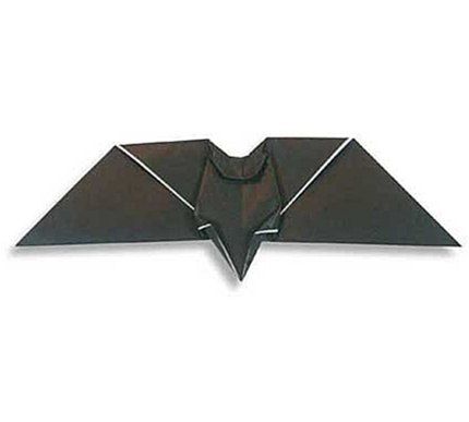 蝙蝠的折纸方法图解 折纸蝙蝠的折法