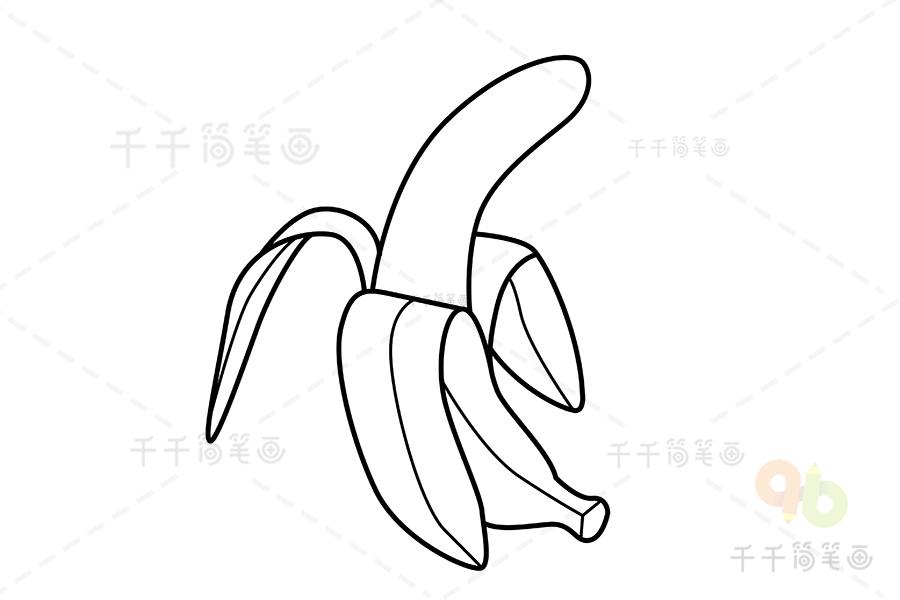 香蕉简笔画图片大全