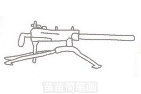 m134机枪简笔画