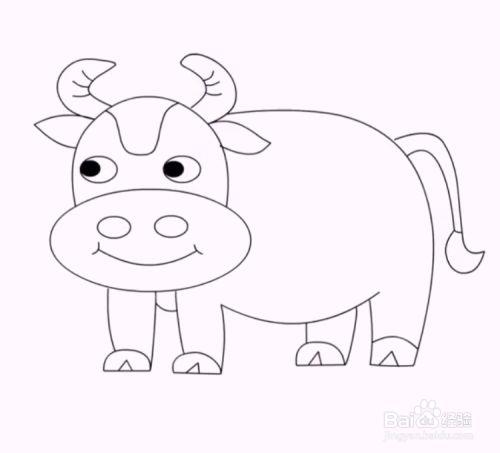 牛的简笔画怎么画