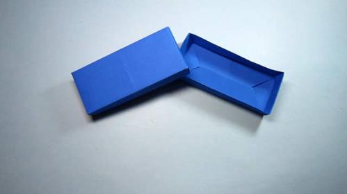 3分钟折纸漂亮又简单的长方形盒子长方形收纳盒的折法视频