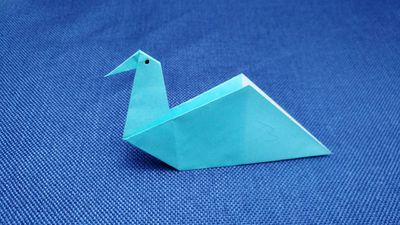 折纸做水鸟简单教程