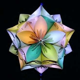 灯笼的折法立体折纸