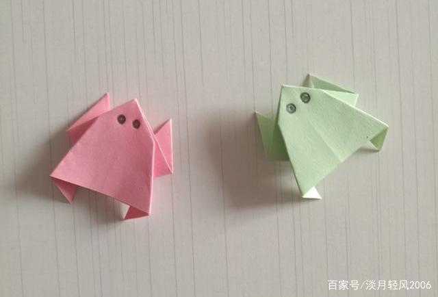 幼儿手工折纸小青蛙教程简单好学