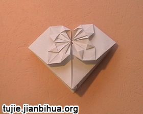 折纸心的方法三肉丁网为大家提供最全纸心折法之前已经发过很多不同