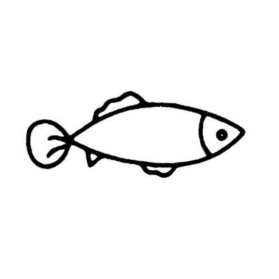 的快乐简笔画基础篇关键词动物鱼类宠物水产海洋生命水族馆水族简笔画