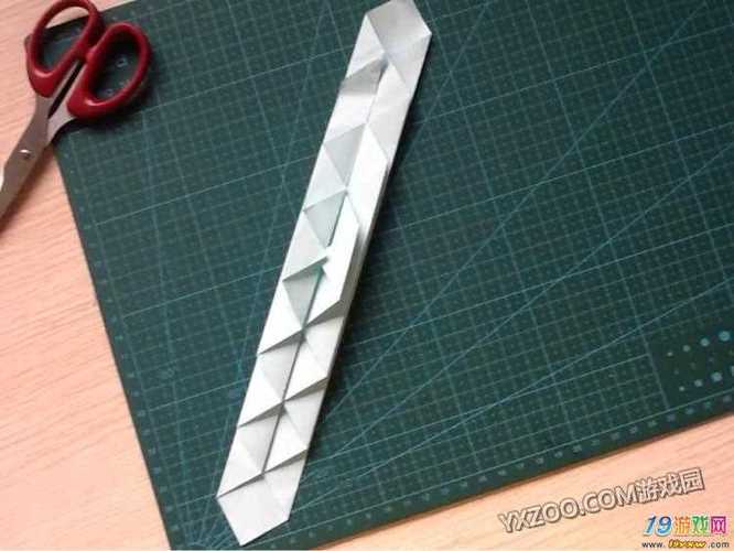 我的世界大宝剑折纸教程教你怎么折钻石剑