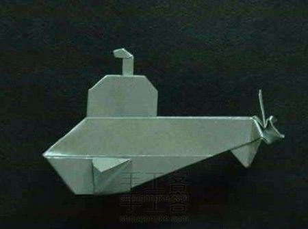 如何折纸潜水艇