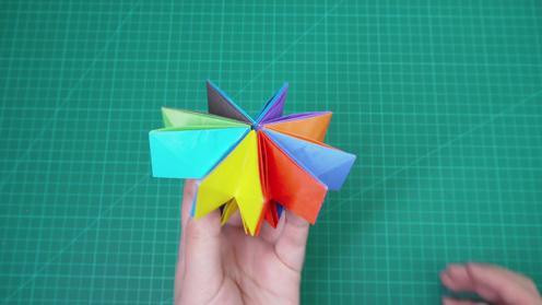 折纸大全无限翻转的折纸玩具超解压