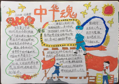 其它 《中华魂》手抄报 写美篇          我校为了庆祝新中国成立70