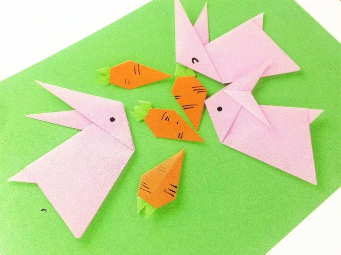 儿童折纸no.1|可爱小兔子史上最简单的折法