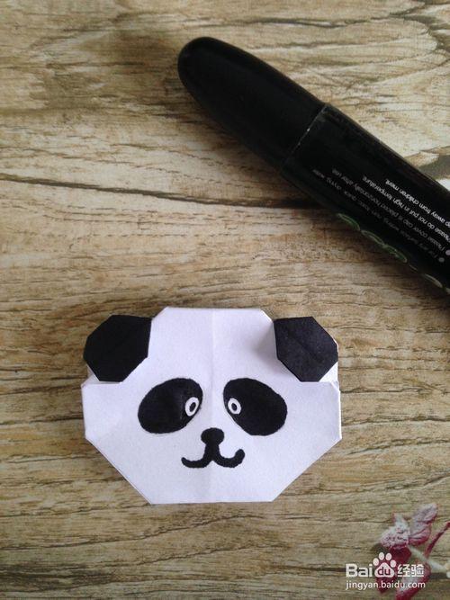 国宝贺新春怎么折出憨憨的熊猫折纸