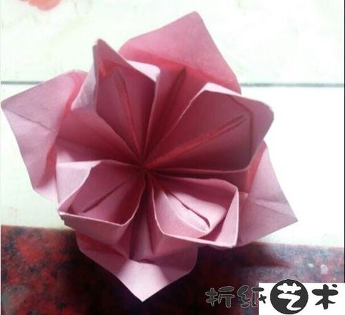 儿童折纸荷花手工制作方法简单漂亮