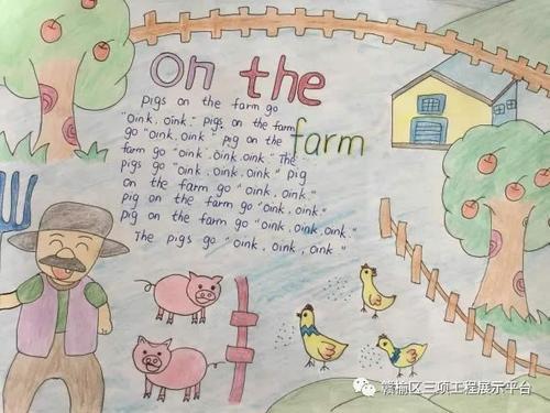 小学生on the farm英语手抄报我的农场我做主第二届my dream farm设计