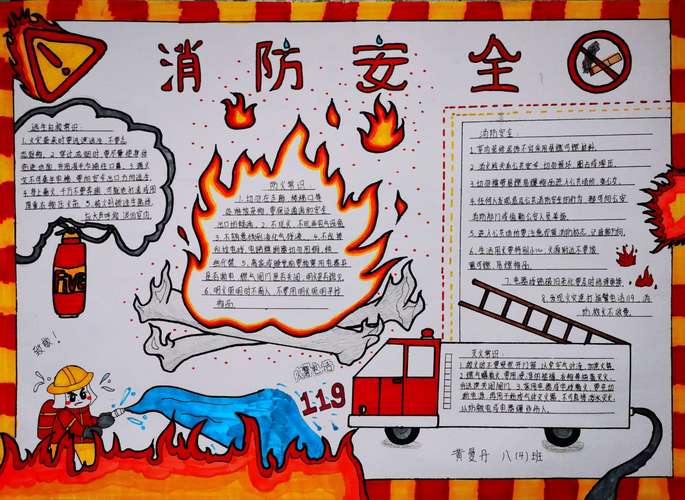 防疫期间消防第一课学生手抄报创作评比活动 写美篇       为预防火灾