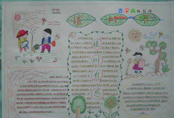 植树节手抄报资料3月12日是孙中山先生逝世纪念日.