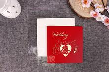 结婚贺卡 创意立体3d婚庆婚礼用品新婚祝福手工 邀请函卡片