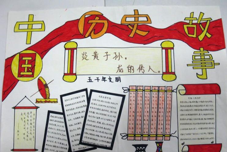 中国古代历史手抄报简单关于历史的手抄报简单